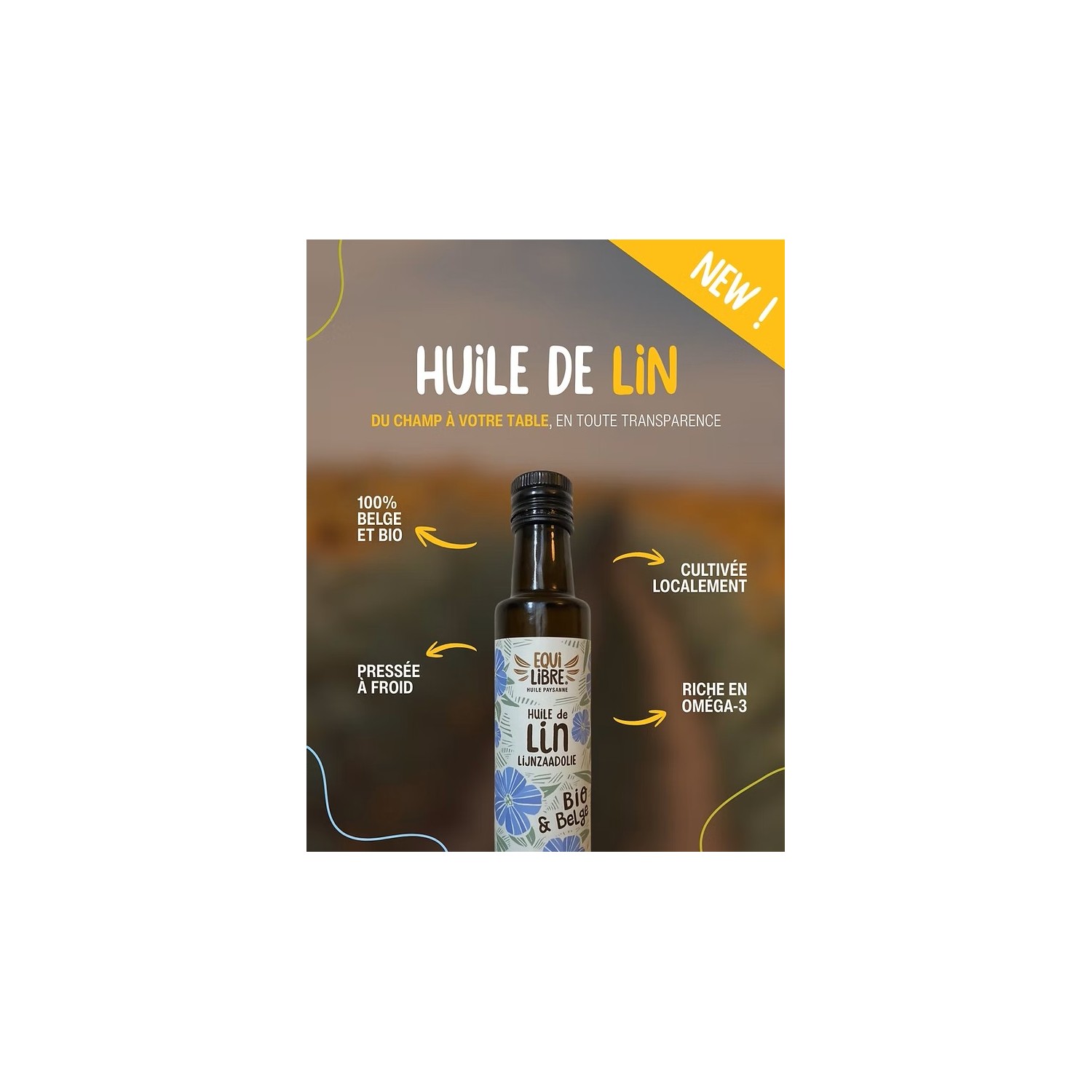 Huile de lin BIO